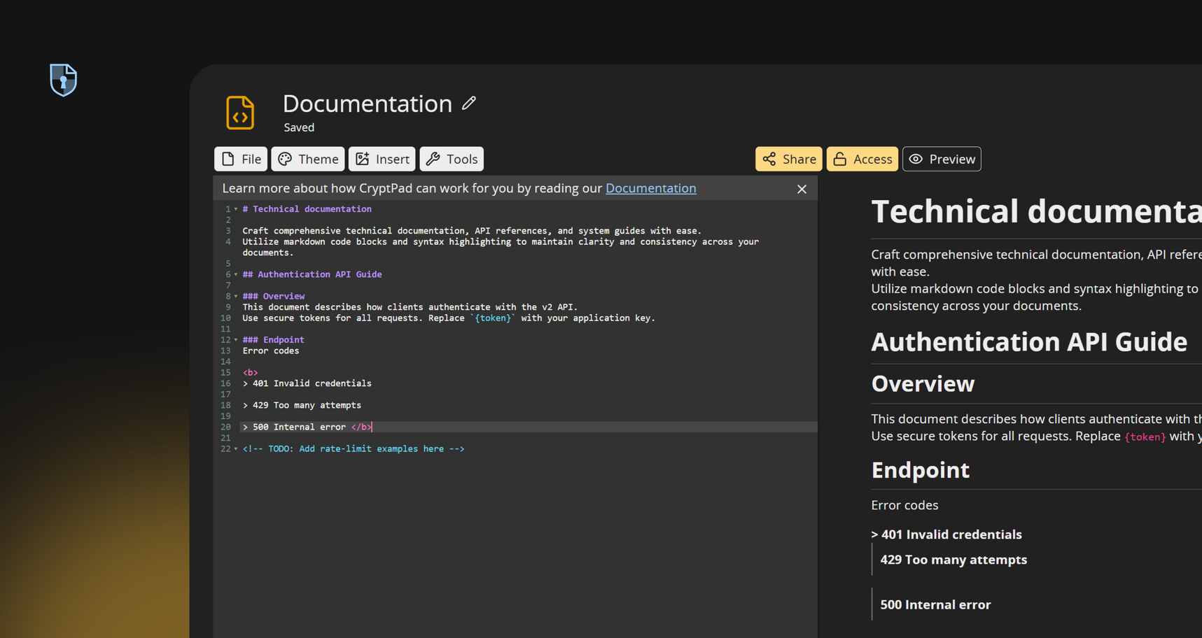Technical documentation illustration